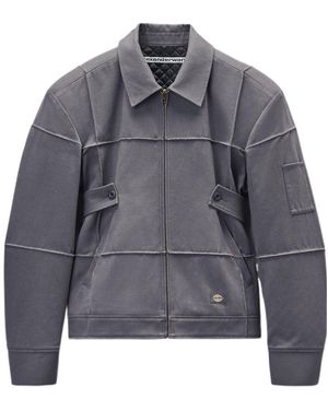 Alexander Wang Cotton-Blend Drill Jacket - Grey