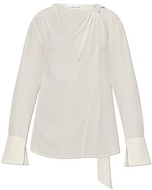 Victoria Beckham Silk Top - White