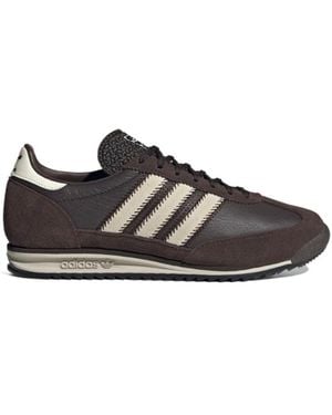 adidas Originals Sl 72 Og Three-Stripe Sneakers - Black