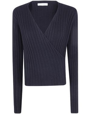 Liviana Conti Long-Sleeved Pullover - Blue