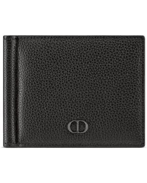 Dior Wallet With Bill Clip - Black