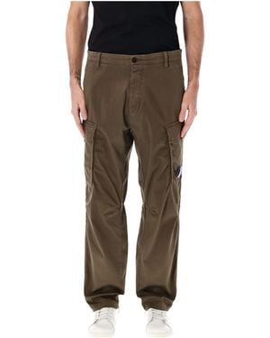 C.P. Company Stretch Sateen Relaxed Cargo Trousers - Multicolour