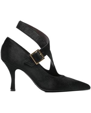 KHAITE Buckle High Heels - Black