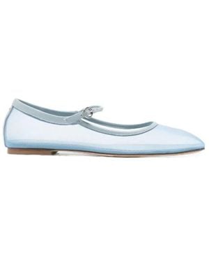 Aeyde Uma Mesh Ballet Flats - Blue