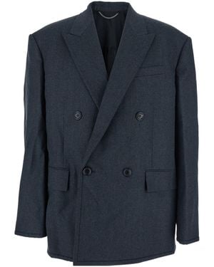 Juun.J Double-Breasted Blazer - Blue