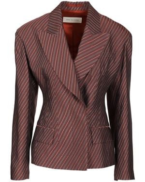 Dries Van Noten Fitted Blazer - Brown