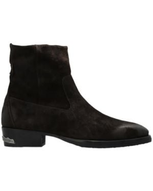 AllSaints Zippered Ankle Boots - Black