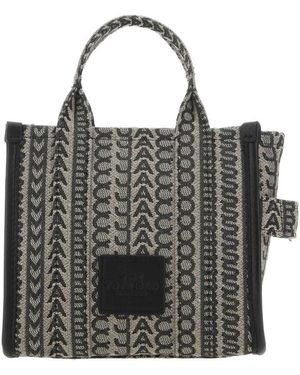 Marc Jacobs Jacquard Monogram Mini Tote Bag - Black