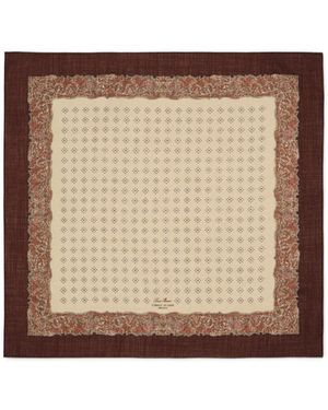 Loro Piana Cornice Di Cardi Foulard 60X60 - Natural