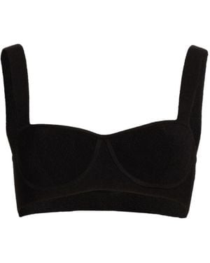 Galvan London Nyx Knit Bralette - Black