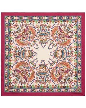 Etro Pattern-Printed Scarf - Pink