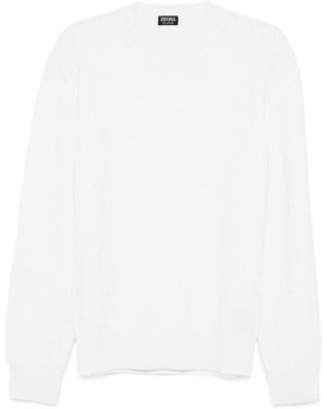 ZEGNA Cashmere Jumper - White