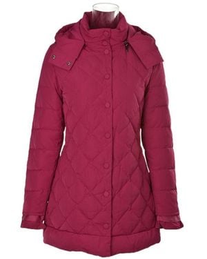 Armani Jeans Hooded Down Jacket - Red