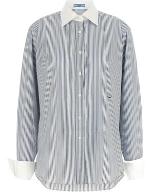 Prada Striped Shirt - Grey