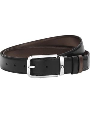 Montblanc 35 Mm Reversible Belt - White