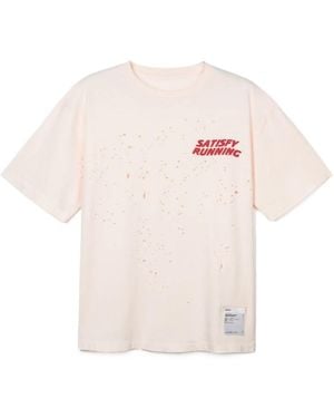 Satisfy Mothtech Distressed T-Shirt - White