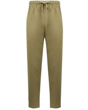 Isabel Marant Cotton Blended Sports Trousers - Green