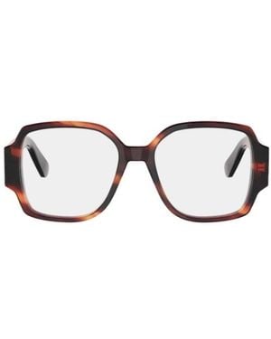 Dior Eyewear Square Frame Glasses - Metallic