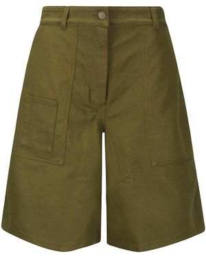 Cecilie Bahnsen Bow-Detailing Shorts - Green