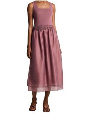 Vince Sleeveless Dress - Red
