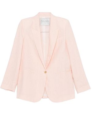 forte_forte Button-Up Blazer - Pink