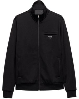 Prada Cotton-Blend Technical Jacket - Black