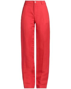 Burberry Straight-Leg Pants - Red