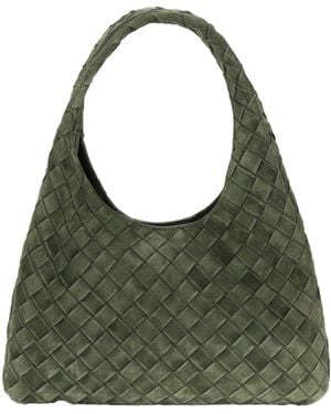 Bottega Veneta Small Campana Shoulder Bag - Green
