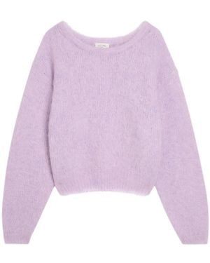 American Vintage Long-Sleeved Knitwear - Purple