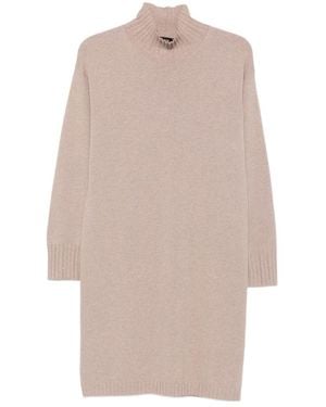 Fabiana Filippi Long-Sleeve Knit Dress - Natural