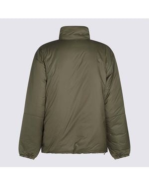 Miu Miu Medium-Weight Ripstop Down Jacket - Green