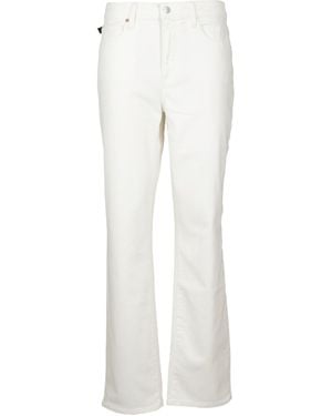 PAIGE Belt-Strap Jeans - White