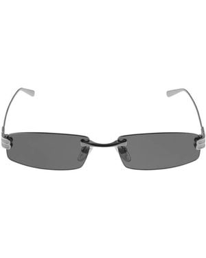 Balenciaga Eyewear Rectangle Frame Sunglasses - White