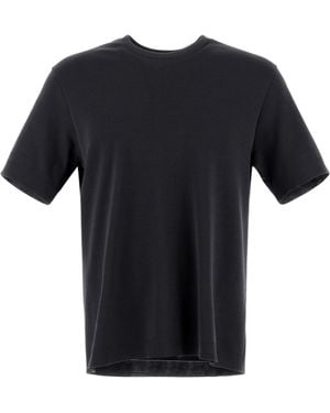 Herno Short-Sleeved Crewneck T-Shirt - Black