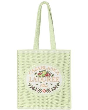 CASABLANCA X Laduree Crochet Bag - Metallic