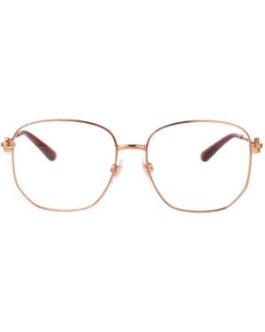 Dolce & Gabbana Eyewear Square Frame Glasses - Natural