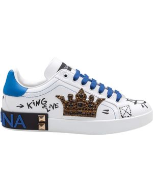 Dolce & Gabbana Dolce & Gabbana Dolce & Gabbana Portofino Trainer - Blue