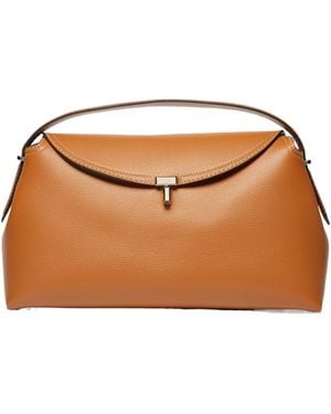 TOTEME T-Lock Shoulder Bag - Brown