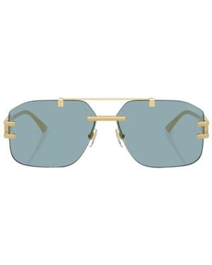 Versace Geometric Sunglasses - Blue
