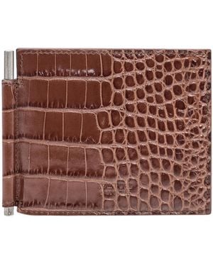 Tom Ford Embossed Wallet - Red