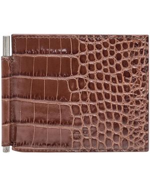 Tom Ford Embossed Wallet - Red