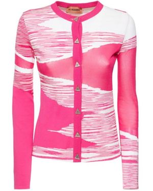 Missoni Space Dyed Knit Cardigan - Pink