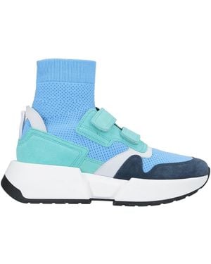 MM6 by Maison Margiela Trainers With Multi-coloured Knitted Uppers - Blue