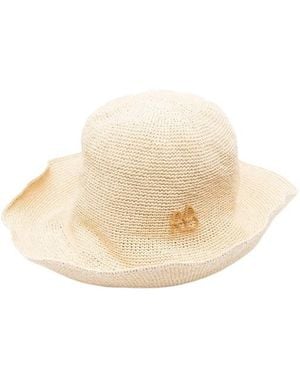 Ruslan Baginskiy Straw Detail Hat - Natural