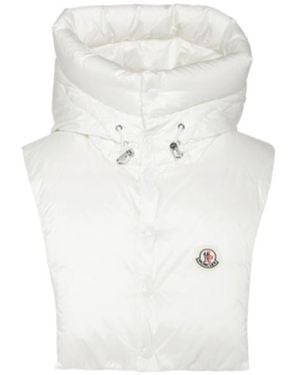 Moncler Nylon Down Hood - White