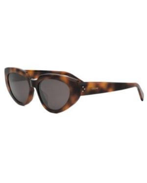 Celine Logo Sunglasses - White