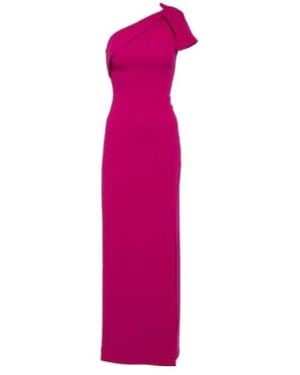 Roland Mouret One Shoulder Dress - Pink