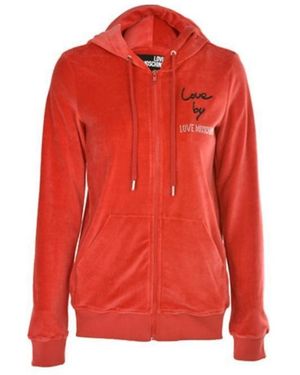 Moschino Printed Logo Casual Jacket - Red