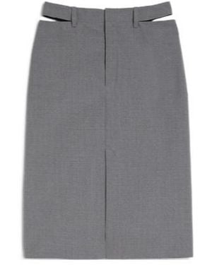 Jil Sander Poplin Skirt - Grey