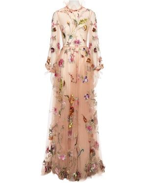Valentino Long Sleeve Dress - Pink